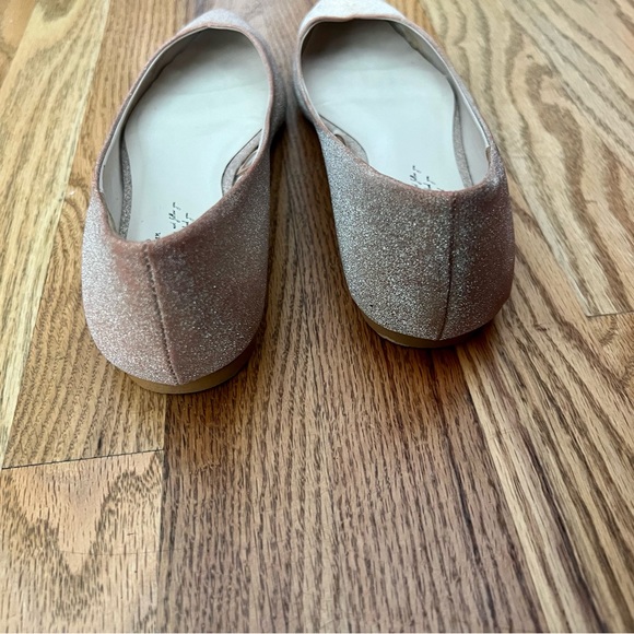 Zara Pointed Ballet Flats -sz 37 - Champagne Gold - Picture 4 of 7